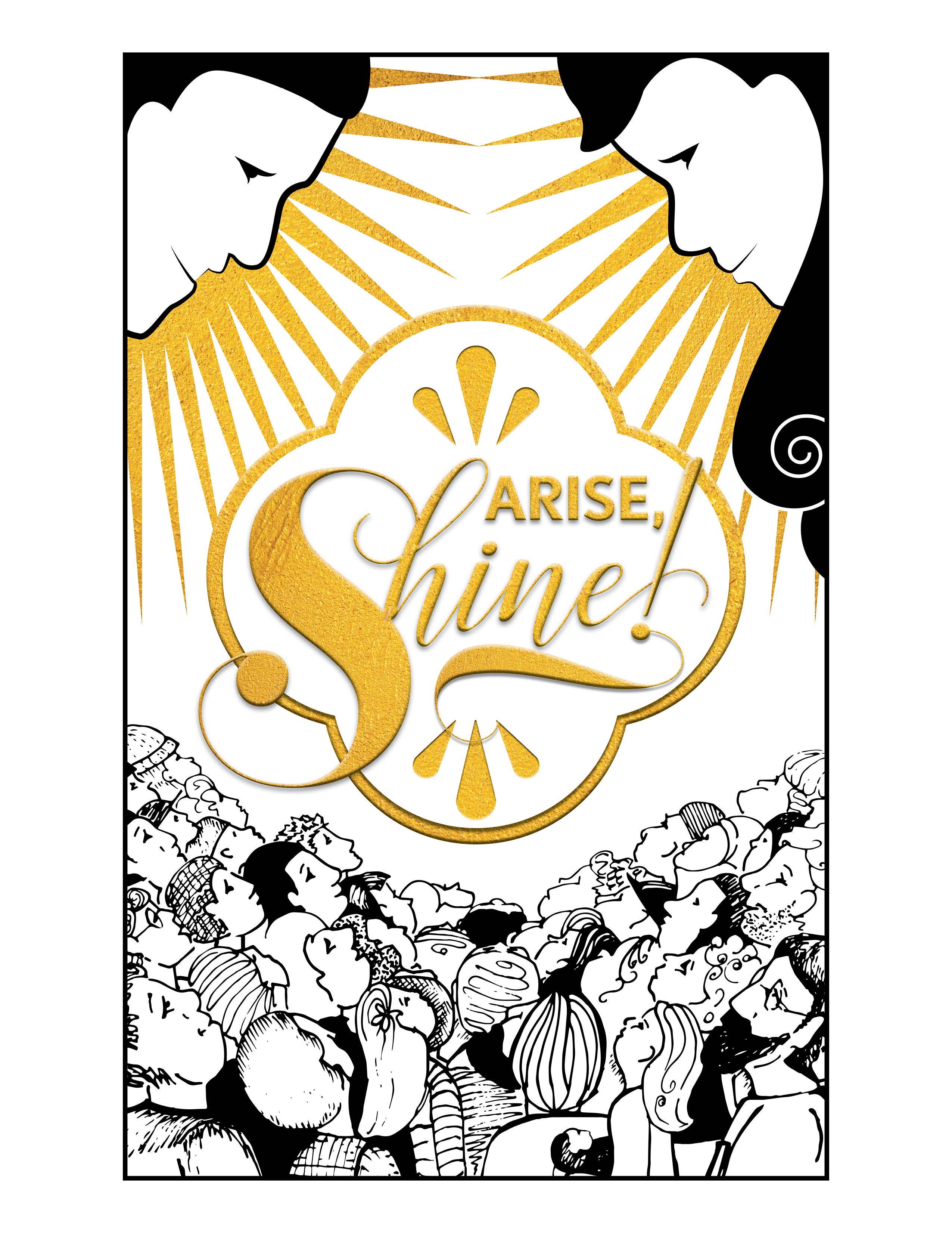 Arise, Shine! book cover design