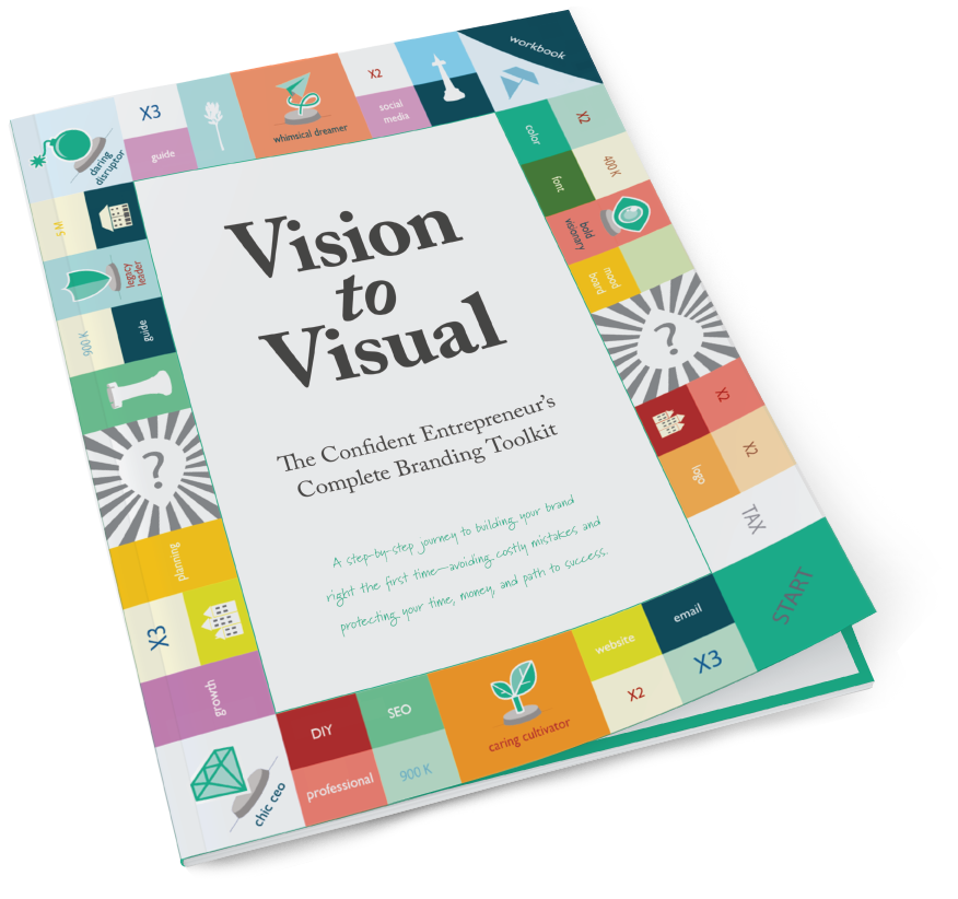 Vision To Visual, The Confident Entrepreneur’s<br />
Complete Branding Toolkit